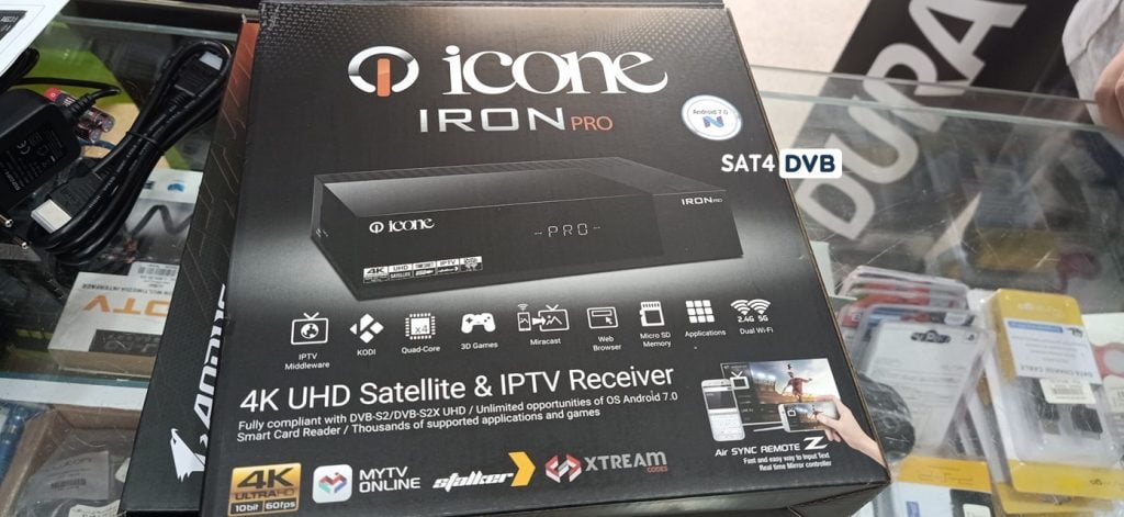 IRON PRO 4k : Un Nouveau Récepteur 4K de la ICONE 6 icone iron pro 4k