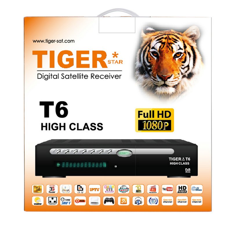 Digital Satellite Receiver Tiger T6 High Class