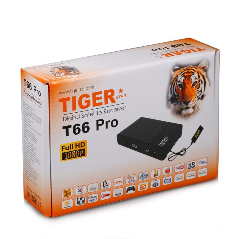 Tiger Receiver T66 Pro DVB S Set