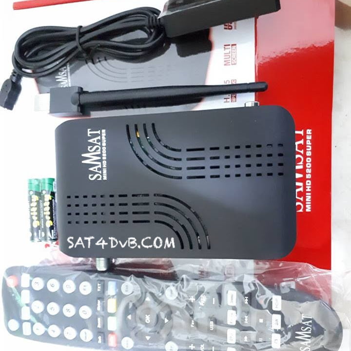 recepteur samsat 5200 hd super 15 mois sharing forever et 12 mois iptv airysat vod pas cher tunisie 1