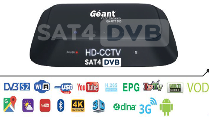 Géant GN-OTT HD 950  / 600 / 500 HD SAT4DvB